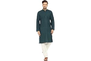 ITOS365 Kurta-Pyjama-Set für Herren, Baumwollmischung, Party, Mode, reguläre ethinische Kleidung, indisches Kleid, Geschenk für Männer
