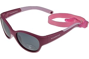 Gamswild WK7421 Sonnenbrille Kinderbrille ca. 2-5 Jahre Kleinkindbrille Babybrille Mädchen Jungen | mint-grün | pink | rot-orange | GAMSKIDS + Brillenband