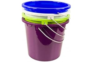 Centi Haushaltseimer mit Metallbügel, 5 Liter, farbig Sortiert, Polypropylen, 1 Stück