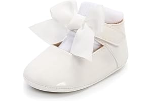 SEHFUPOYE Scarpe da Bambina Mary Jane Princess Scarpe da Bambino Antiscivolo per la Prima Passeggiata Scarpe da Bambino in Pelle PU Bowknot Prewalkers
