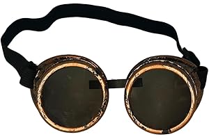 BALINCO Steampunk Occhiali da sole per uomo e donna – Occhiali da sole retrò per abbigliamento steampunk I Cyberpunk Burning Man, Carnevale, Halloween, accessori per feste, accessori per festival e costumi di