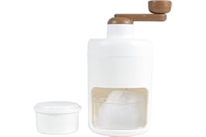 LIPJISL Slushy Maker Manuelle Ice Crusher Mini Slush Eismaschine Tragbar Eiswürfelbereiter BPA Frei Slush Maschine für Bar Küche Cocktails Shaved Ice