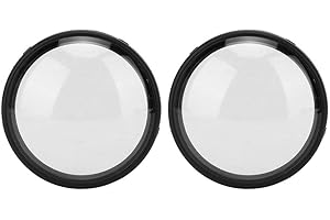 MUGAST Coperchio di Protezione dell'obiettivo, 2PCS Coperchio di Protezione dell'obiettivo in Acrilico Antipolvere Impermeabile per videocamera per GoPro Max