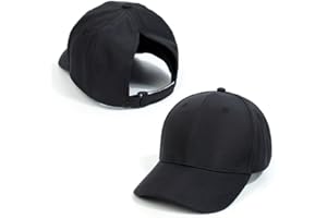 Apooke Chapeau De Soleil pour Enfants Casquette De Baseball à Larges Bords avec Trou pour Queue De Cheval Toddler Girls Sun-Proof Peak-Cap 3-6T High Bun Ponycap Kids Baseball Cap Girls