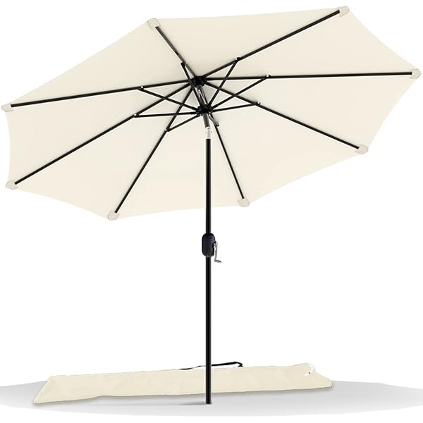 Aktive 62224 Grote strandparasol, 200 cm, met