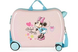 Disney Joumma väskor, Mimmi Imagine, kabinväska, resväska för barn, tillverkad av ABS, ett material, fyra flerriktade dubbla snurrhjul, sidokombinationslås., Föreställ dig, 50 x 38 x 20 cm