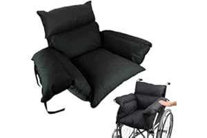 OrtoPrime Ochraniacz na poduszkę na wózek inwalidzki + poduszka przeciw odstraszaniu na fotel relaksacyjny - Zapobiega odleżynom i zwiększa komfort - Poduszki przeciwzmarszczkowe Comfort