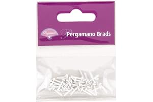 MOKEUM Pergamano Brads - White