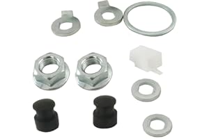 LGEGE Kit de vis de 12 mm pour moteur de moyeu de vélo électrique, rondelle d'arbre à vis et écrous pour moteurs de vélo électriques ordinaires