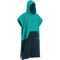 Poncho De Plage/serviette à Capuche - Microfibre Absorbante, Séchage Rapide, Pour Surf, Natation, Camping