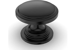 9BUILD 10 Pezzi Nero Pomelli Pomelli per Mobili in Lega di Zinco Moderni Manopole per mobili Pomelli per Cassetti Pomelli Mobili Pomelli Pomelli Cassetti Pomelli per Cucina