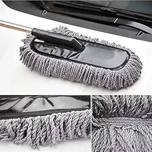 Kresal Car Duster -The Best Microfiber Multipurpose Duster -Home Interior Use-Professional Detailing Tool-Comfort Handle