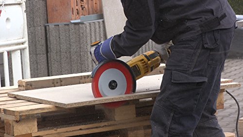 Nozar 6702164 Rip Cut HM-Trennscheibe 230 x 22,23 mm, Perfekt für alle Winkelschleifer aus Wolframcarbid Hartmetall-Segmenten, rot / silber - 7