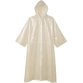 Proalet Tek Kullanımlık Yağmurluk, Pan&ccedil;o, Su Ge&ccedil;irmez, Hafif, Kap&uuml;şonlu, Taşınabilir Yağmurluk, Erkek ve Kadın İ&ccedil;in, Festival