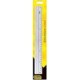 Idena 602122 - Righello in alluminio 30 cm, argento, 1 pz.