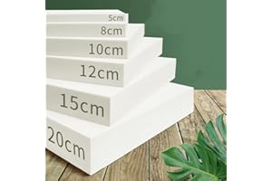 YUR Mousse de rembourrage haute densité de qualité supérieure pour coussin de siège, canapé, galette de chaise, banquette, fauteuil, matelas de sol