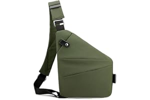 HEEDZ Wander Plus Anti Theft Travel Bag,Wander Plus Cross Body Travel Waterproof Bag,Slim Sling Bag Cross Body Travel Bag,Casual Backpack,Chest Bags for Men,Traveling,Outdoor,Sports