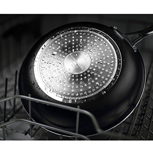 Anti-Haft 3-fach Maxlon beschichtete Pfanne, 26 cm, Induktionsherd, Kupferfarben, Edelstahl- und Bratpfanne mit Griff, Cooksmark - 3