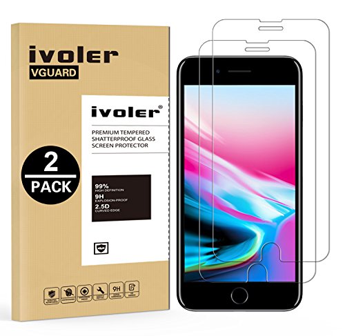 France Acheter [Lot de 2] iPhone 8 / 7 / 6S / 6 Protection écran, iVoler® [Compatible fonction 3D Touch] Film Protection d'écran en Verre Trempé Glass Screen Protector Vitre Tempered pour Apple iPhone 8 / 7 / 6S / 6 4.7''