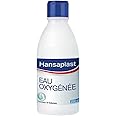 HANSAPLAST Eau oxygénée 10 volumes (250 ml), Désinfectant nettoyage et hygiène de la peau, Antiseptique pour désinfection des