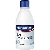 HANSAPLAST Eau oxygénée 10 volumes (250 ml), Désinfectant nettoyage et hygiène de la peau, Antiseptique pour désinfection des