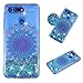 Produktbild Honor View 20 Hülle, KANTAS Weich Silikon Flüssiger Glitzer Treibsand Schutzhülle Handyhülle Rückseite TPU Ultra Dünn Bumper Back Cover für Honor View 20, Spitzenmandala
