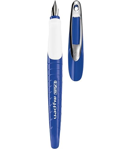 Herlitz 10999795, schoolvulpen (incl. patroon) - voor linkshandigen, wit/zwart