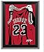 Produktbild ASENER Chicago Bulls Michael Jordan # 23 Jersey Erinnerungsalbum, Signierte NBA Trikots Art Print Bilderrahmen,7Inch