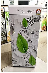 Shree Natraj Industries Flourmek Aata Chakki Automatic Domestic Flour Mill Machine, Atta Chakki, Aata Maker, Ghar Ghanti, Flour Mill for Home Green Leaves Design (2kg)