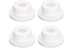 QUARKZMAN 4 Piezas de Tapones Blancos, Tapón de Botón de Goma para Orificio de 20mm/0.79"