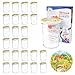 Produktbild MamboCat 25er 435 ml Sturzglas-Set | Einmachgläser + Twist-Off-Deckel Bauernhof + Gratis Rezeptheft | einkochen & konservieren | Vorratsgläser | backofengeeignet