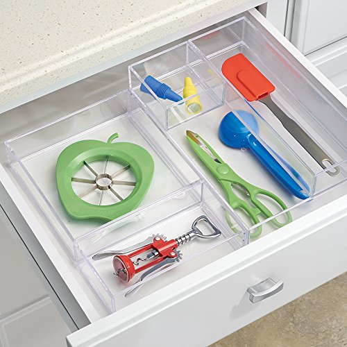 InterDesign 49670EU Clarity Schubladen-Organizer 10 x 20,5 x 5 cm - 7