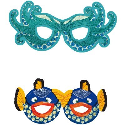 Preisvergleich Produktbild Djeco Globosmütze Partyzubehör DJECOFiestas lustige Masken bunt (1)