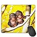 Produktbild Mouse Pad Cute Chimpanzee Baby Art Rectangle Rubber Mousepad 8.66 X 7.09 Inch Gaming Mouse Pad with Black Lock Edge