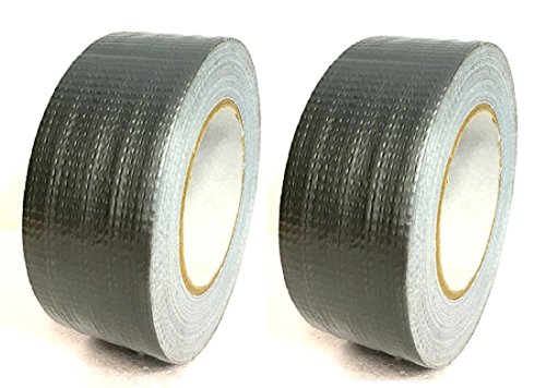 Tanque 2  Rollo banda cinta americana  50  mm x 50  m plata gris Deutsche Calidad Extra Fuerte