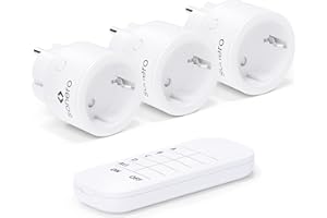 sonero, bezprzewodowy zestaw gniazd 2300 W | 1x pilot, 3x gniazdo wewnętrzne, zasięg 30m, kompaktowa konstrukcja, kolor biały