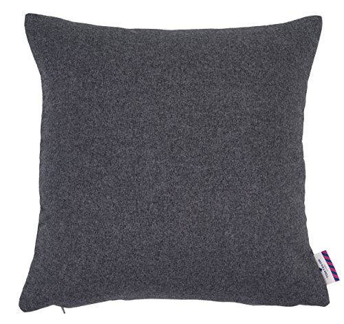 Tom Tailor 564005 Kissenhülle T-Wooly, 40 x 40 cm, Polyester, anthrazit