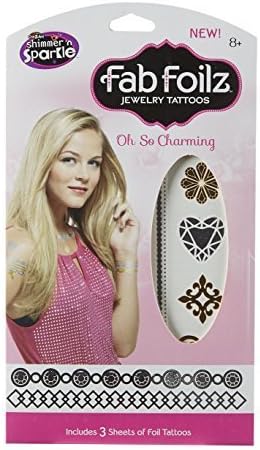 Shimmer and Sparkle Fab Foilz Body Art - Oh So Charming