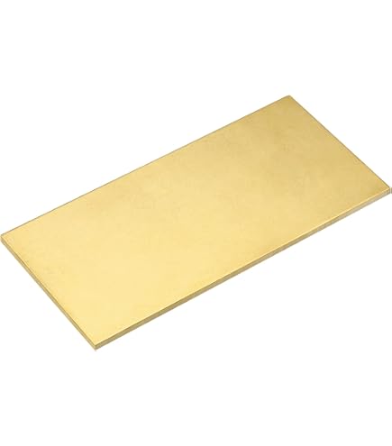 Messingblech 3 Mm – 100x100 Mm, Kratzfrei, Für Präzisionsteile & Schweißarbeiten – Verschiedene Größen