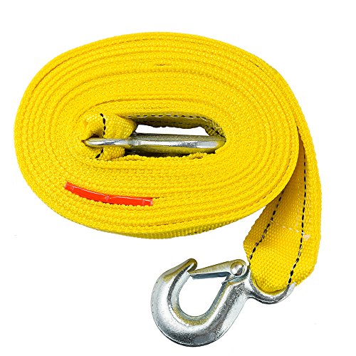 Cinghia Di Carico 2 Tonnellate – 6m X 38mm, Nastro In Nylon, Gancio A J, Conforme EN 12195
