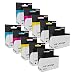 Produktbild 10-er SET Tintenpatronen Ersatz für Epson 34XL T3476 T3476XL WorkForce Pro WF-3720DWF / WF-3725DWF Serie - SCHWARZ(x4)/CYAN(x2)/MAGENTA(x2)/GELB(x2)