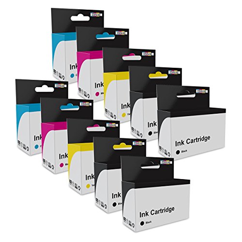 Prestige Cartridge Tintenpatrone LC985 passend zu Brother Drucker DCP-J125, DCP-J315W, DCP-J515W, 10-er Pack, farbig sortiert