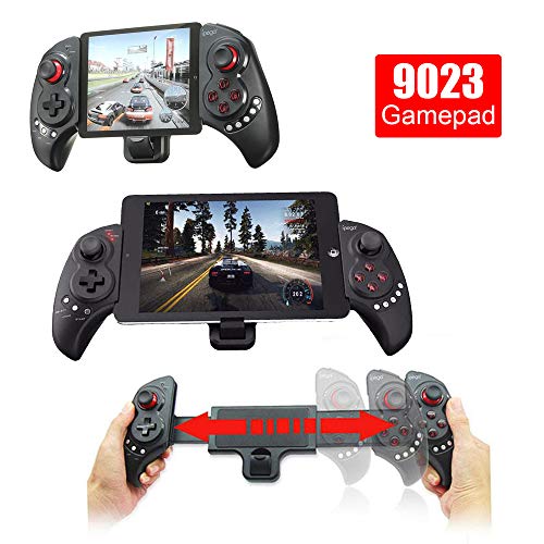 Preisvergleich Produktbild DUCKTOYS Bluetooth-Gamepad, drahtloser Bluetooth-Gamepad-Joystick mit Verstellbarer Stretch-Halterung für iPhone IOS Android-System-Tablet