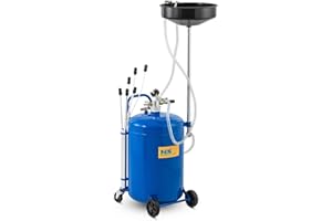 MSW MOTOR TECHNICS MSW Contenitore Olio Esaustro Mobile Vaschetta Olio Motore MSW-ODE-68 (68 l, Acciaio, PVC, 1000-1400 mm)