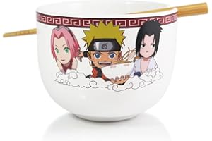 JUST FUNKY NARUTO - Bol à Ramen avec Baguette 470ml - Team Seven