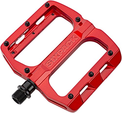 Preisvergleich Produktbild Sixpack Pedale Menace rot, Standardgröße