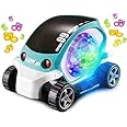 E-ROYAL SHOP 360-Degree Rotating Stunt Car | Musical Stunt Car | Bump & Go Toy with Colorful Flashing Light & Music | for Kids & Toddlers