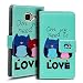 Produktbild Samsung Galaxy A5 2017 Muster Tasche Bookstyle, PU LEDER Hülle bunt motive , Handyhülle Galaxy A5 2017 Flip Case Wallet, Booklet Cover Brieftasche Etui Schutzhülle mit Kartenfächer, Samsung Galaxy A5 2017 (5,2 Zoll (13,2 cm)
