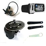Free Shipping Tongsheng Torque Sensor 36V 350W XH18 Display High Speed Electric Bike Motor and TSDZ2 Mid Drive Motor Conversion ebike Kit