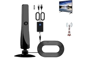 AWLVE Flexiwave Antenne Festberg Hitenna Wavemax HD TV Antenne mit 100 Kanäle Plug-and-Play Reichweite 50 Meilen für den Innen- und Außenbereich (1 Stück)